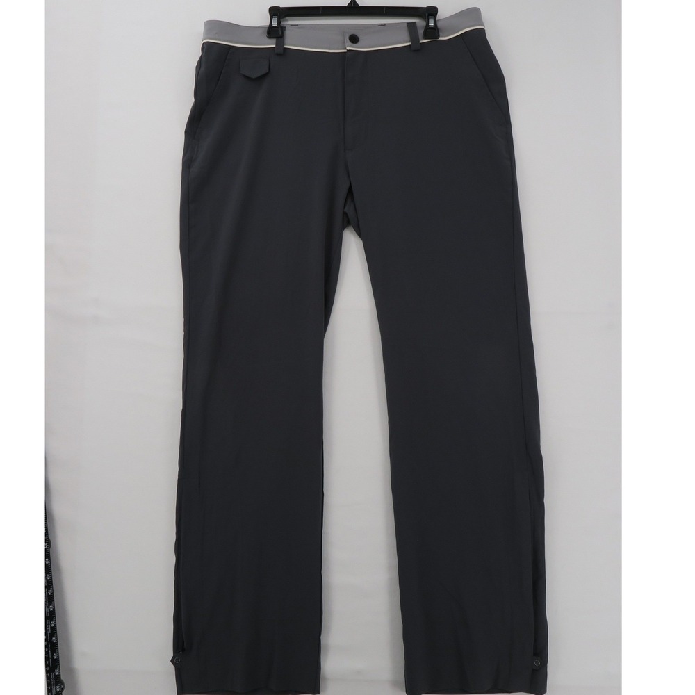 TravisMathew Mens Golf Pants Charcoal Grey Straight Leg Size Large 36x33